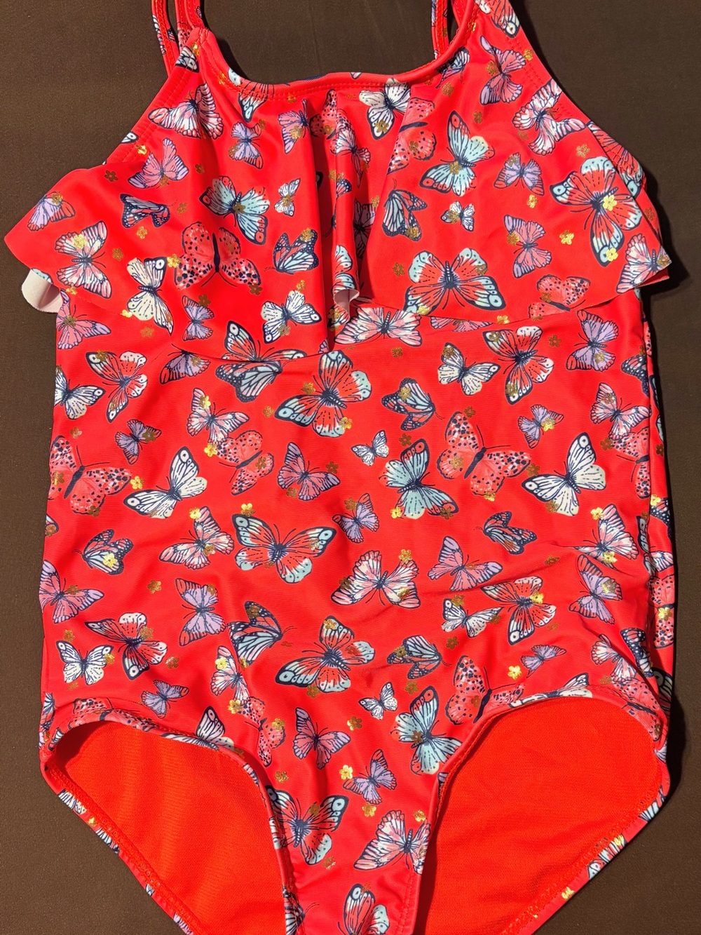 Bmagical - One piece swimsuit butterflies with Multicolor Logo SZ 8